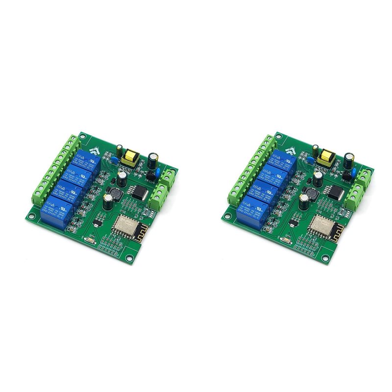 Relay Module 5V - Moduł przekaźnikowy WiFi ESP8266 Y43A-2X, 4-kanałowy,