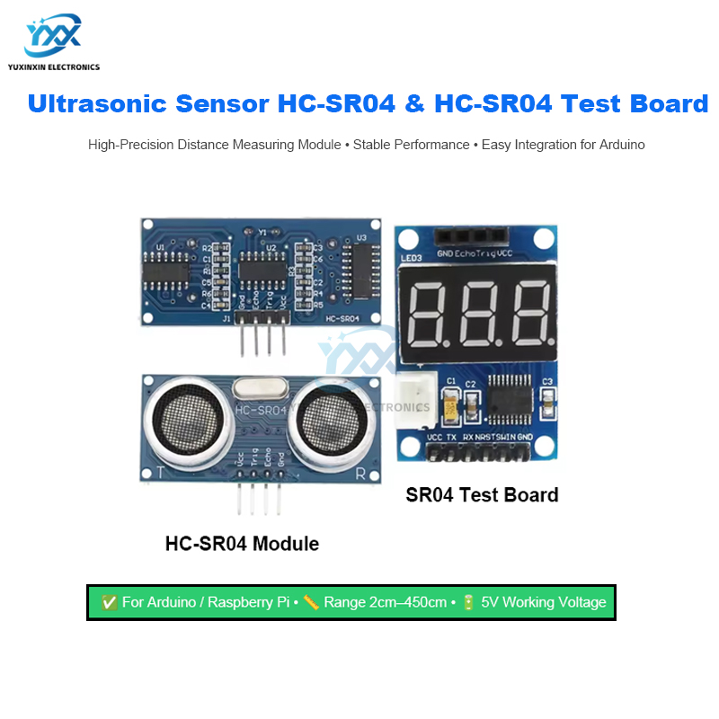Ultrasonic Sensor Hc - Czujnik ultradźwiękowy HC-SR04 HCSR04 Moduł pomiaru
