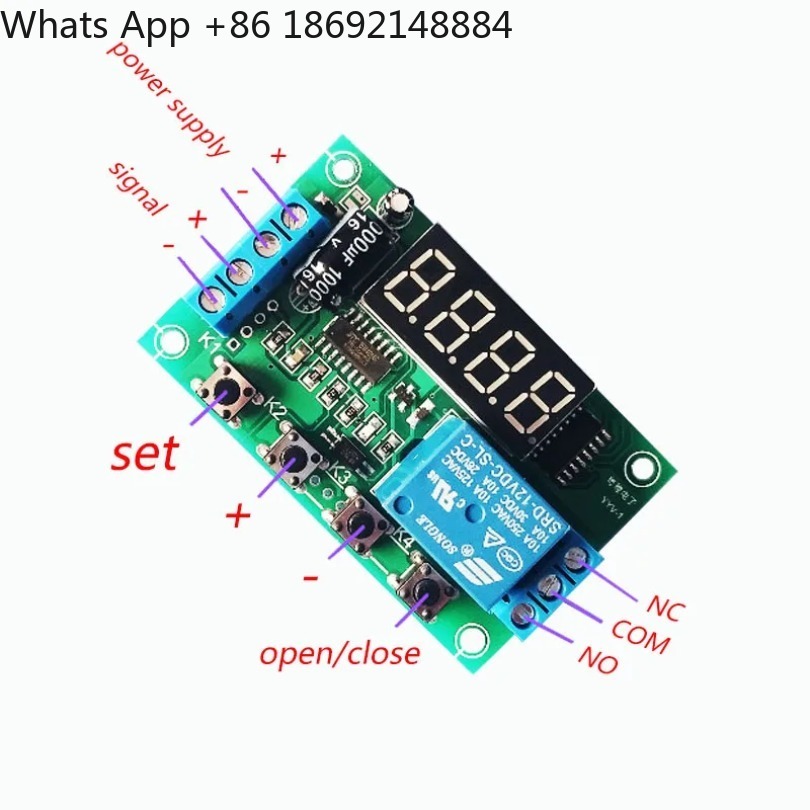 Relay Module 5V - Moduł wykrywania sygnału audio/słuchawek/dźwięku/relaśnego przełącznika miliwoltowego/5V/12V/24V