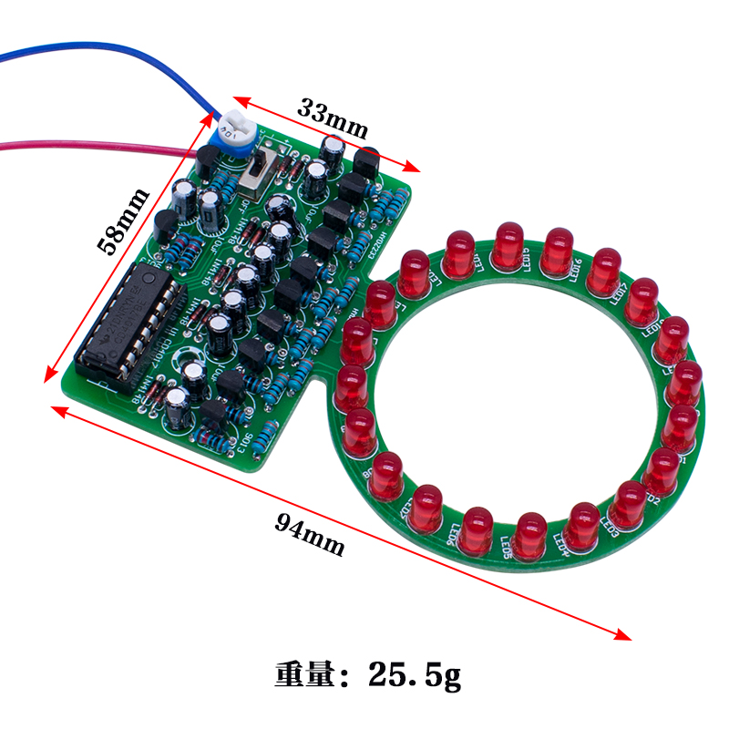 Zestaw DIY: Lampa LED z efekte – Diy Electronics Repair Kit recenzja i cena