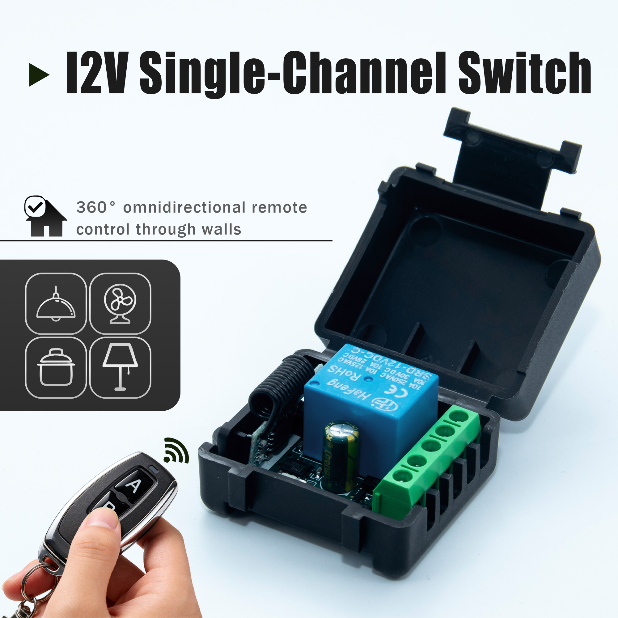 Bezprzewodowy przełącznik zdal – Relay Module 5V recenzja i cena