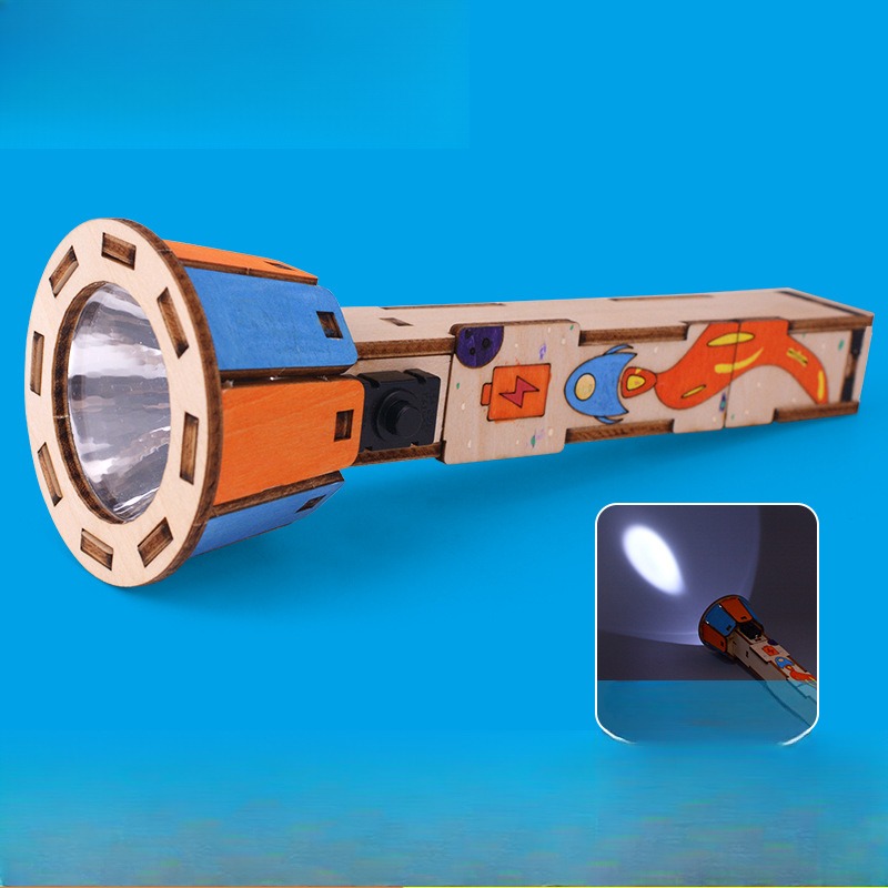 DIY drewniany zestaw latarki e – Diy Electronics Projects For Kids recenzja i cena