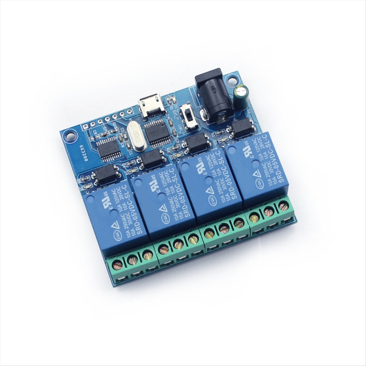 Moduł przekaźnikowy USB AT42 4 – Relay Module 5V recenzja i cena