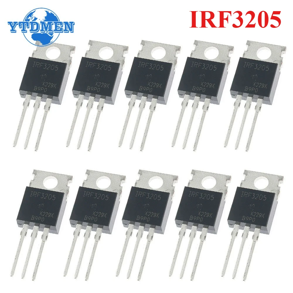 10 SZT. IRF3205PBF Tranzystor  – Mosfet Transistor Set recenzja i cena
