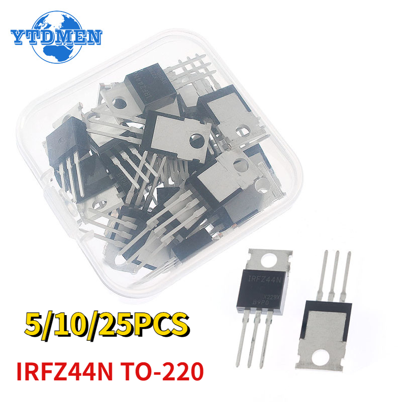 5-25 sztuk IRFZ44N TO220 IRFZ4 – Mosfet Transistor Set recenzja i cena