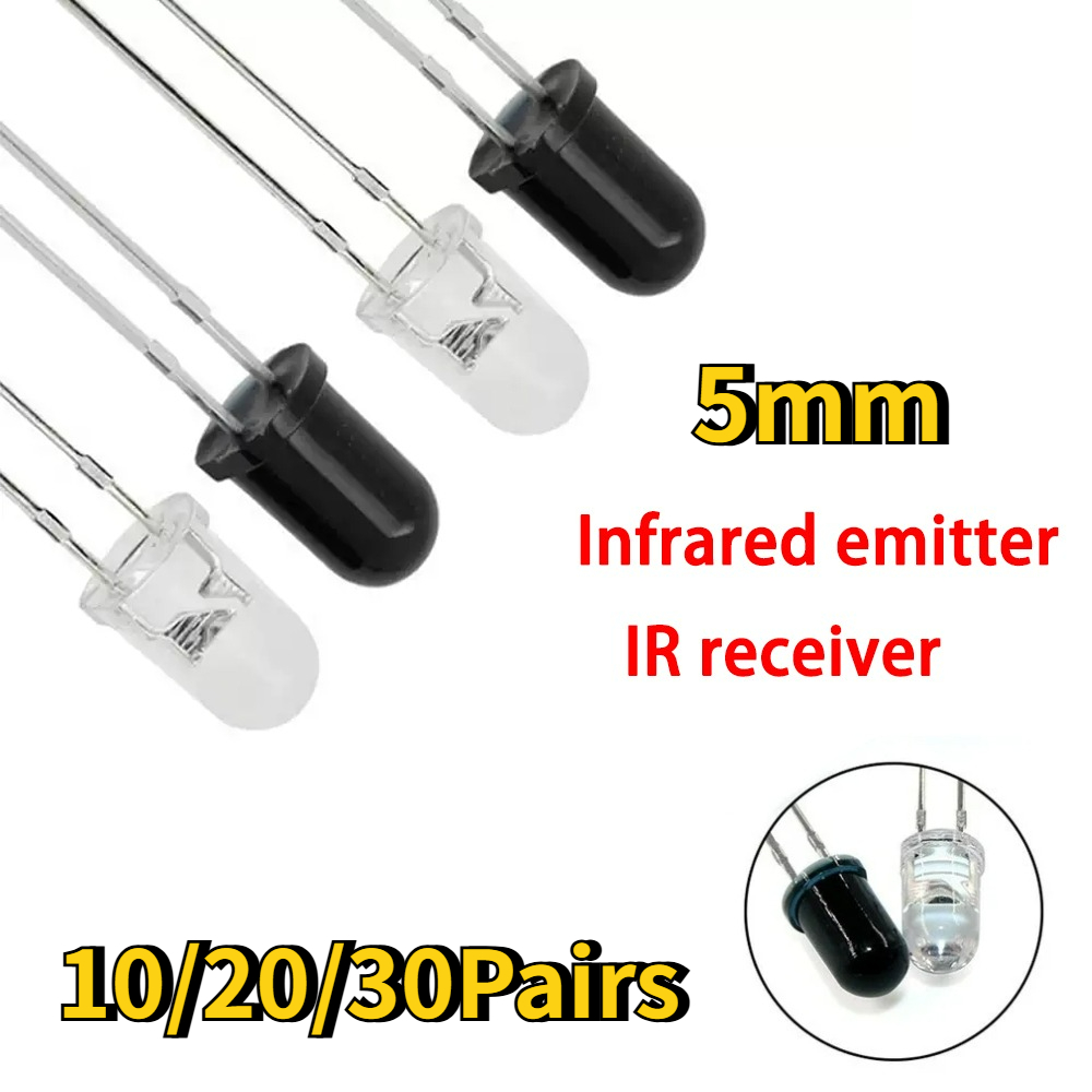 Zestaw 10-30 par diod LED IR 5 – Diy Electronics India recenzja i cena