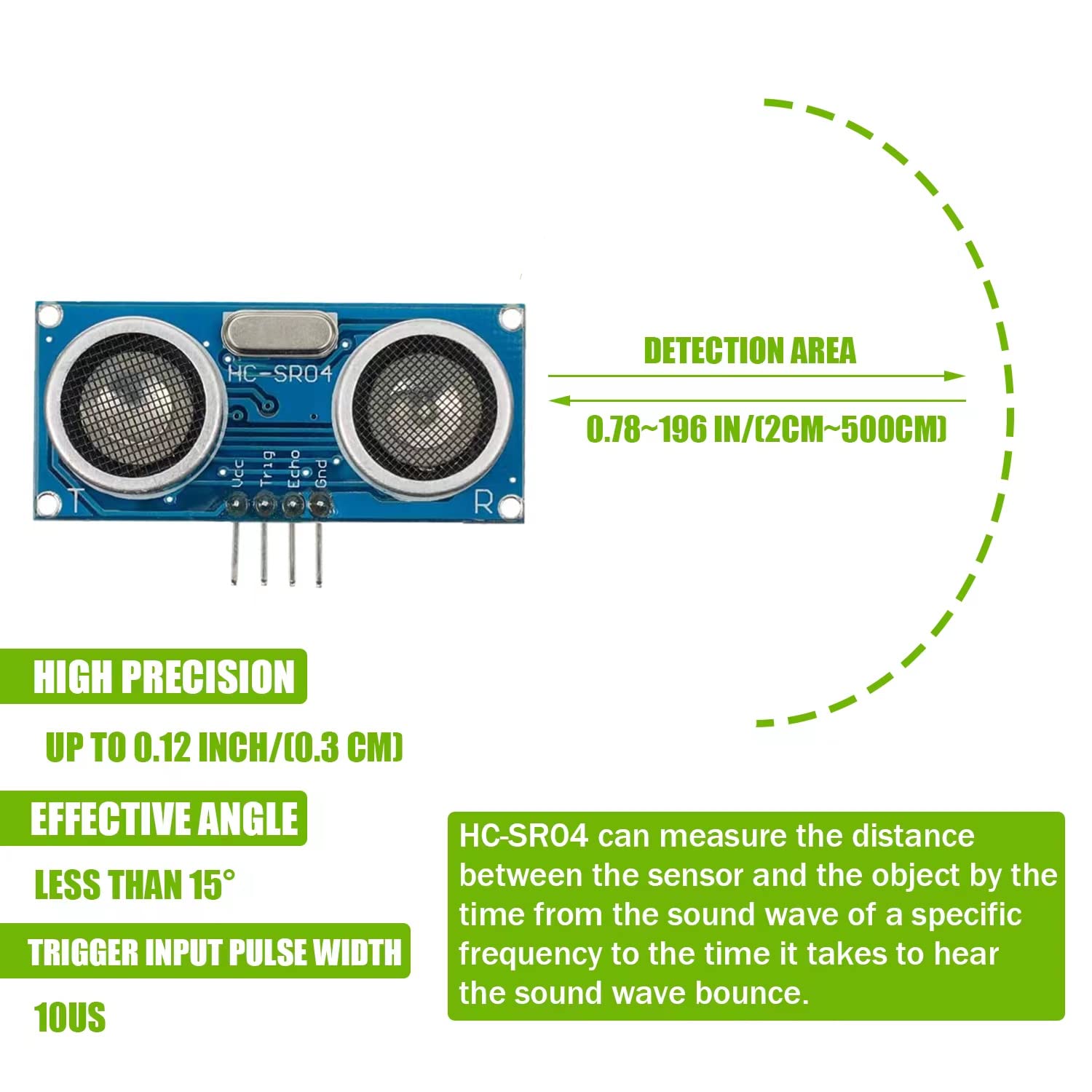 10 szt. HC-SR04 Ultradźwiękowy – Ultrasonic Sensor Hc recenzja i cena